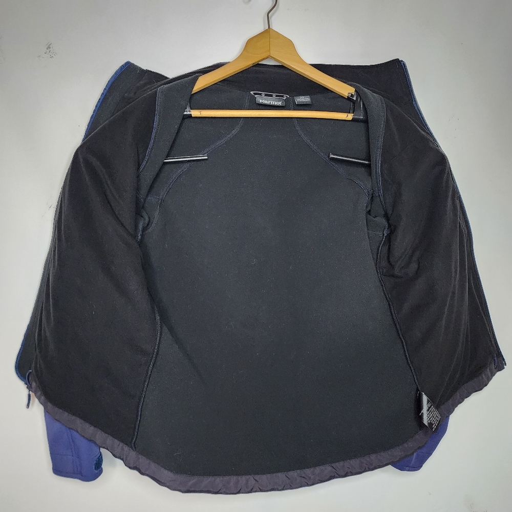 Marmot Soft Shell Jacket Fleece Lined Full Zip Bl… - image 5